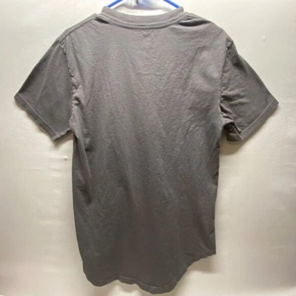 Tribe Kelley V-Neck Tee Women's Small Gray Up Late Whiskey Drank Stretch GUC - Picture 2 of 9